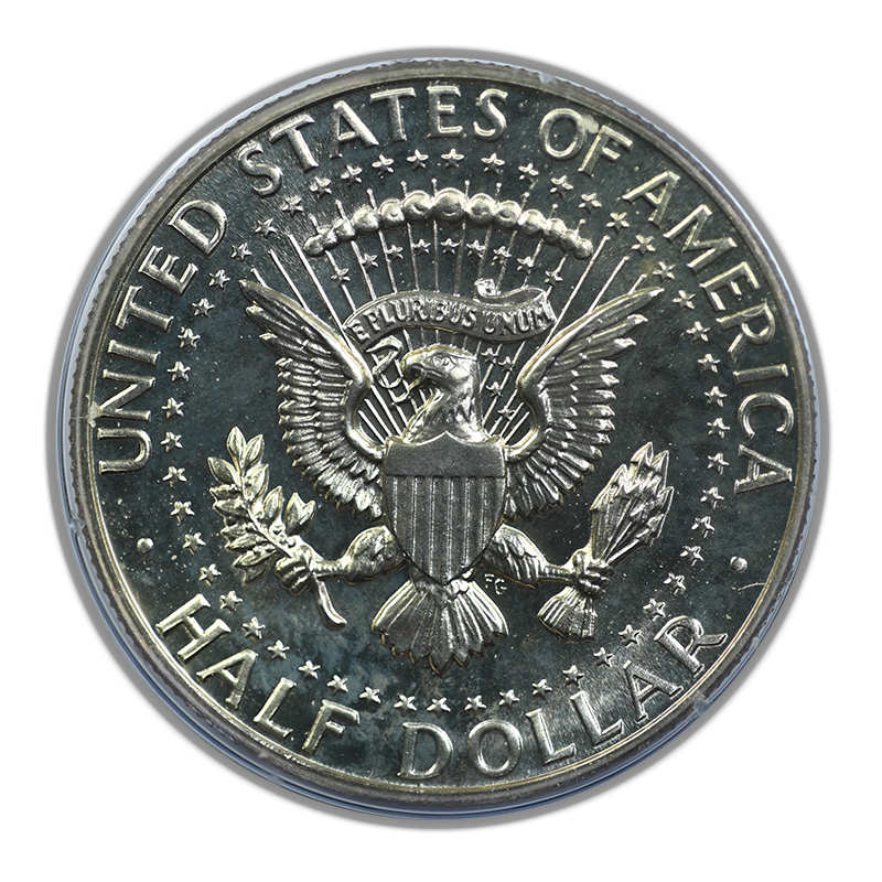 1964 Proof Kennedy Half Dollar 50C PCGS Rattler PR67