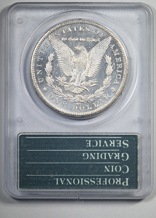 1883-CC Morgan Dollar $1 PCGS Rattler MS63DMPL - Deep Mirror Prooflike