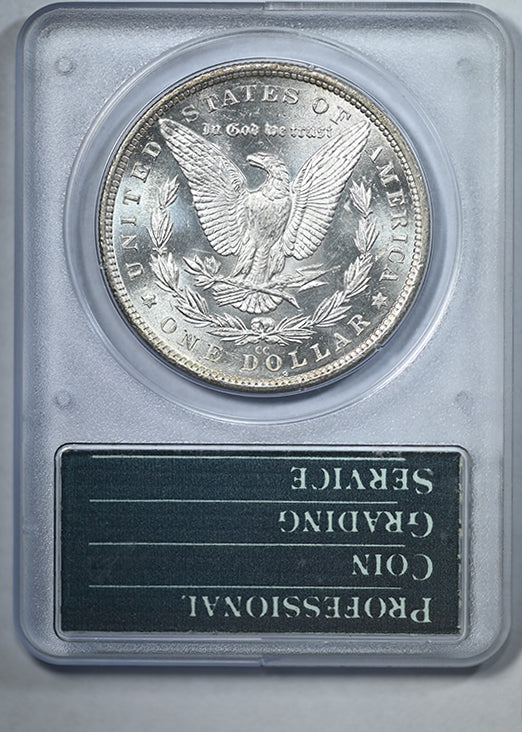 1882-CC Morgan Dollar $1 PCGS Rattler MS63PL CAC - Prooflike