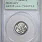 1916 Mercury Dime 10C PCGS Rattler MS64FB - Full Bands