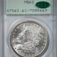 1885-O Morgan Dollar $1 PCGS Rattler MS62 CAC