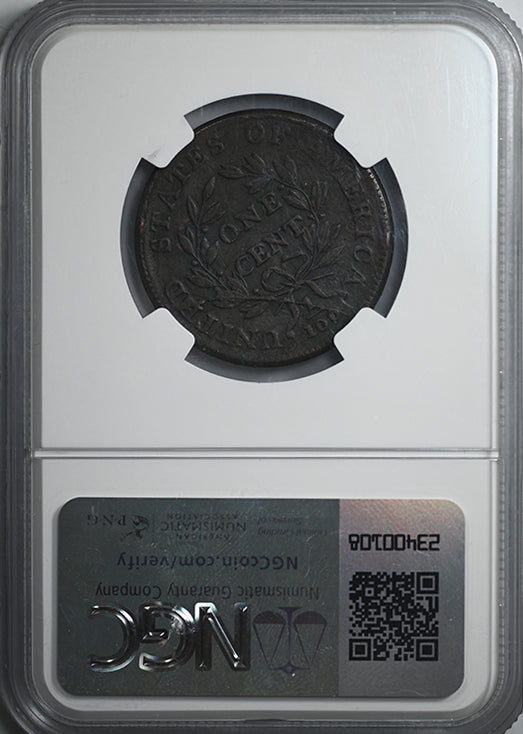 1798 Draped Bust Large Cent 1C NGC XF Details – Americana Rare Coin