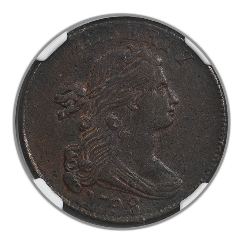 1798 Draped Bust Large Cent 1C NGC XF Details