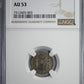 1896 PGV Puerto Rico 5C Centavos NGC AU53