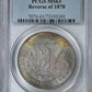 1878 7TF Reverse of 1878 Morgan Dollar $1 PCGS MS63 - TONED!