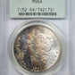 1884-CC Morgan Dollar $1 PCGS MS64 OGH - TONED!