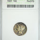1921 Mercury Dime 10C ANACS Soapbox VF20 - TONED!