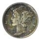 1921 Mercury Dime 10C ANACS Soapbox VF20 - TONED!