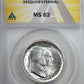 1926 American Sesquicentennial Classic Commemorative Half Dollar 50C ANACS MS62