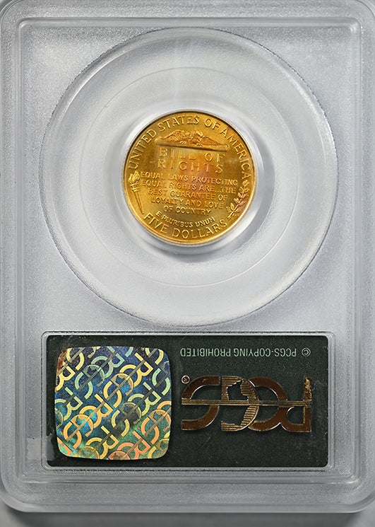 1993-W James Madison Commemorative Gold $5 PCGS MS69 OGH