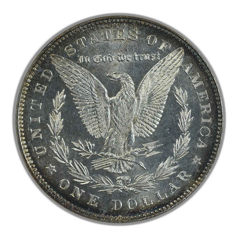 1878 7TF Morgan Dollar $1 ANACS Soapbox MS62DMPL VAM-84 - Deep Mirror Prooflike Reverse