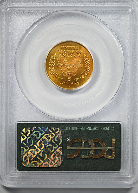1991-95-W World War II Commemorative Gold $5 PCGS MS69 OGH