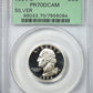 1994-S Silver Proof Washington Quarter 25C PCGS PR70DCAM Deep Cameo OGH