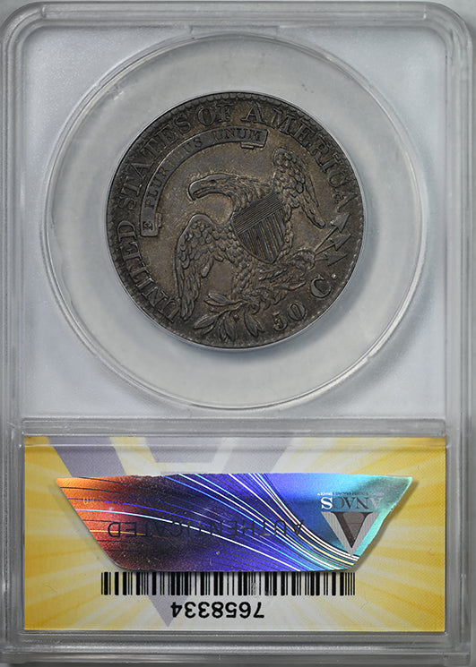 1827 Capped Bust Half Dollar 50C ANACS AU50 O-117