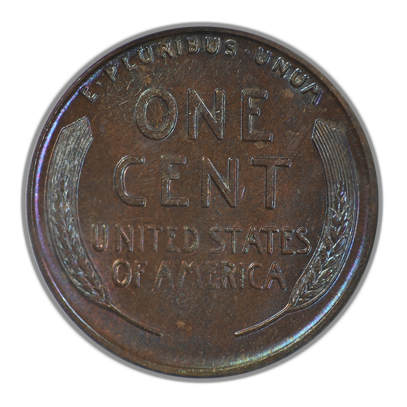 1928-S Lincoln Wheat Cent 1C ANACS MS63BN - TONED!