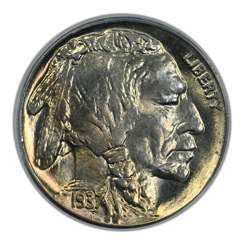 1937-S Buffalo Nickel 5C PCGS MS66