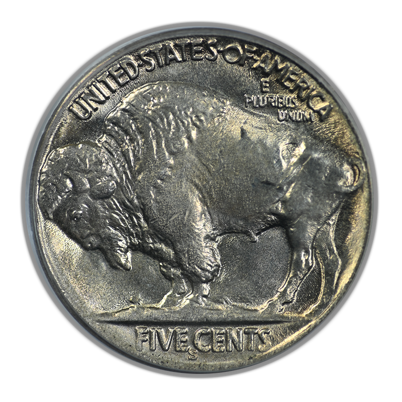 1937-S Buffalo Nickel 5C PCGS MS66