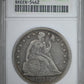 1859-S Liberty Seated Dollar $1 ANACS Soapbox XF40