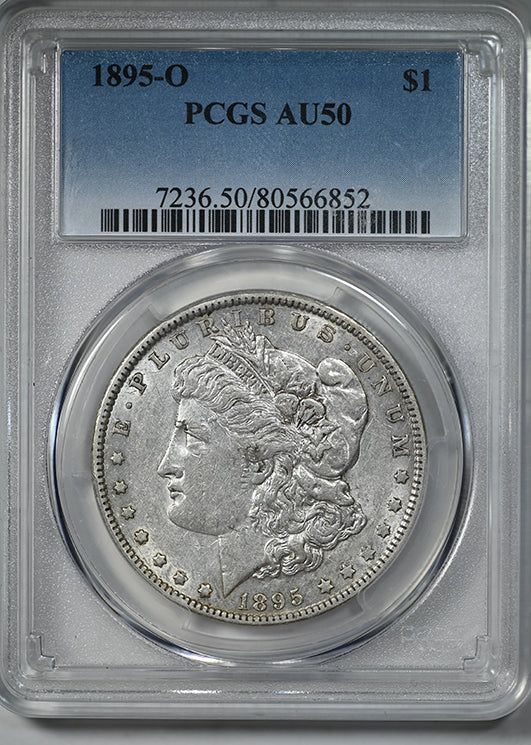 1895-O Morgan Dollar $1 PCGS AU50