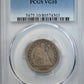 1869-S Liberty Seated Quarter 25C PCGS VG10 Obverse Slab