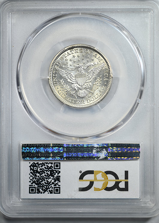 1895-S Barber Quarter 25C PCGS MS62