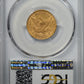 1861 Liberty Head Gold Half Eagle $5 PCGS AU58 CAC Reverse Slab