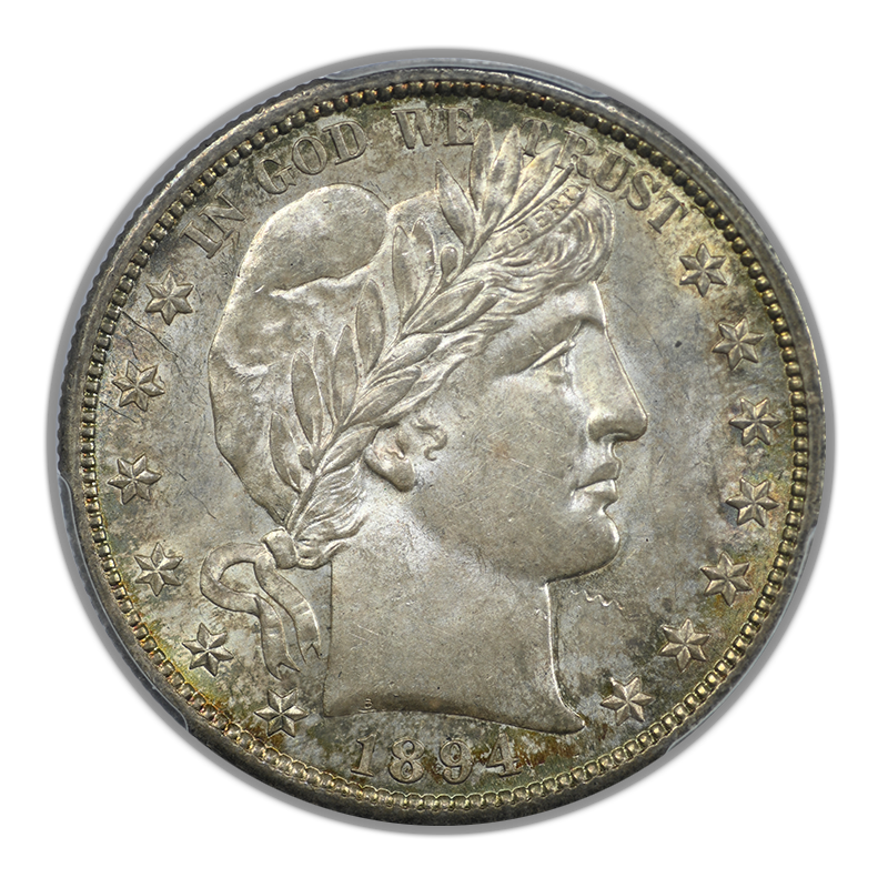 1894-S Barber Half Dollar 50C PCGS MS62 Obverse