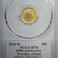 2016-W Gold Mercury Dime 10C PCGS SP70 100th Anniversary - First Day of Issue with Signature