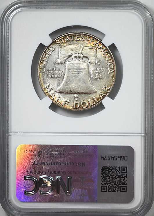 1951 Franklin Half Dollar 50C NGC MS65 - TONED!