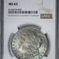 1884-O Morgan Dollar $1 NGC MS65 - TONED!