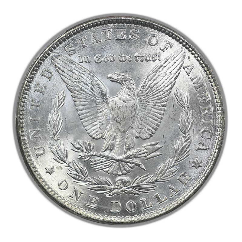 1887 Morgan Dollar $1 PCGS MS66 CAC Reverse