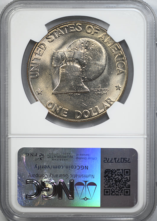 1976-D Type 1 Clad Eisenhower Ike Dollar $1 NGC MS65 CAC