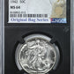 1942 Walking Liberty Half Dollar 50C NGC MS64 with Original Bag Fragment