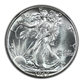 1942 Walking Liberty Half Dollar 50C NGC MS64 with Original Bag Fragment