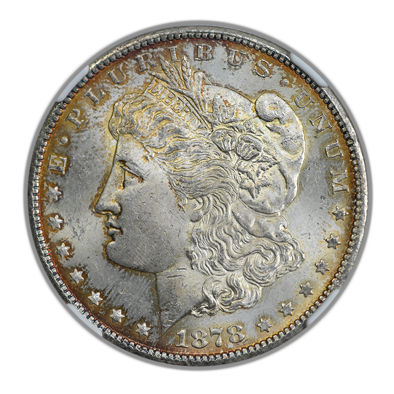 1878-CC Morgan Dollar $1 NGC MS63 - TONED!