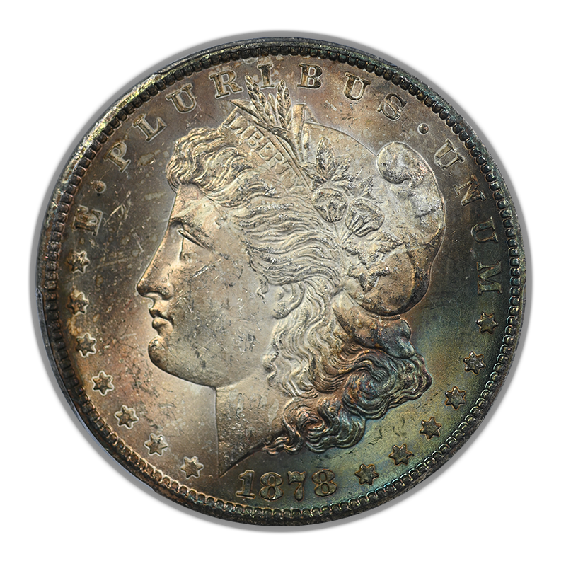 1878-CC Morgan Dollar $1 PCGS MS63 - TONED!