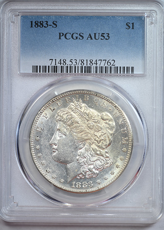 1883-S Morgan Dollar $1 PCGS AU53