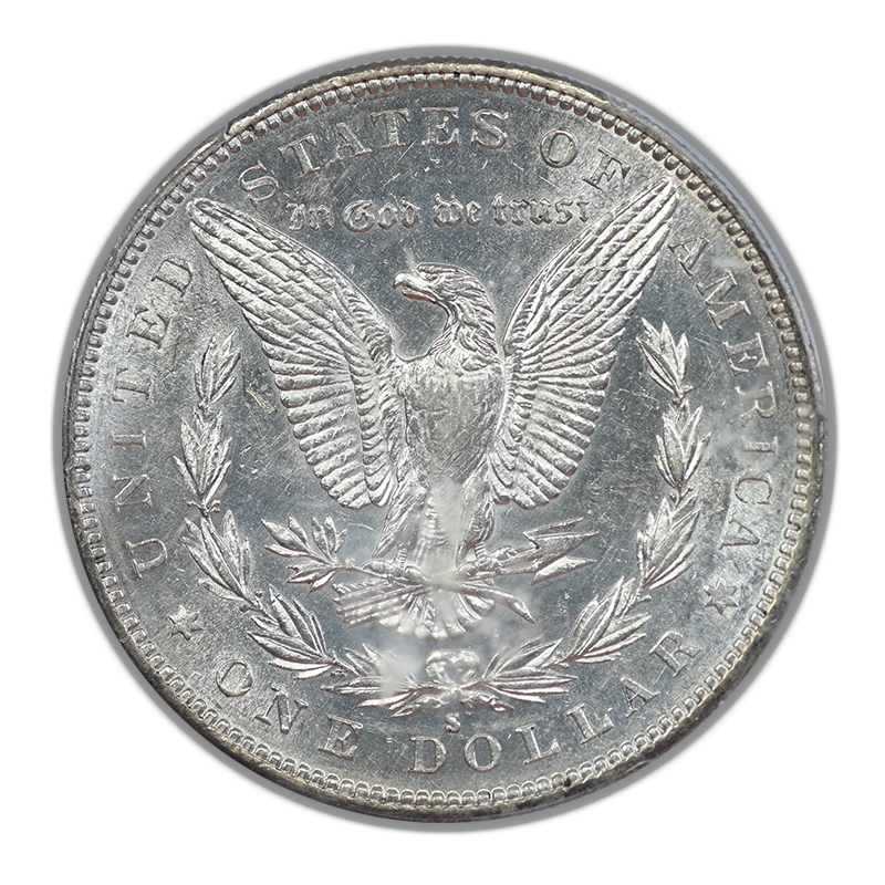 1883-S Morgan Dollar $1 PCGS AU53