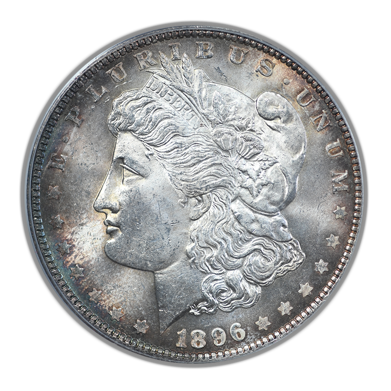 1896 Morgan Dollar $1 PCGS Doily MS63 CAC