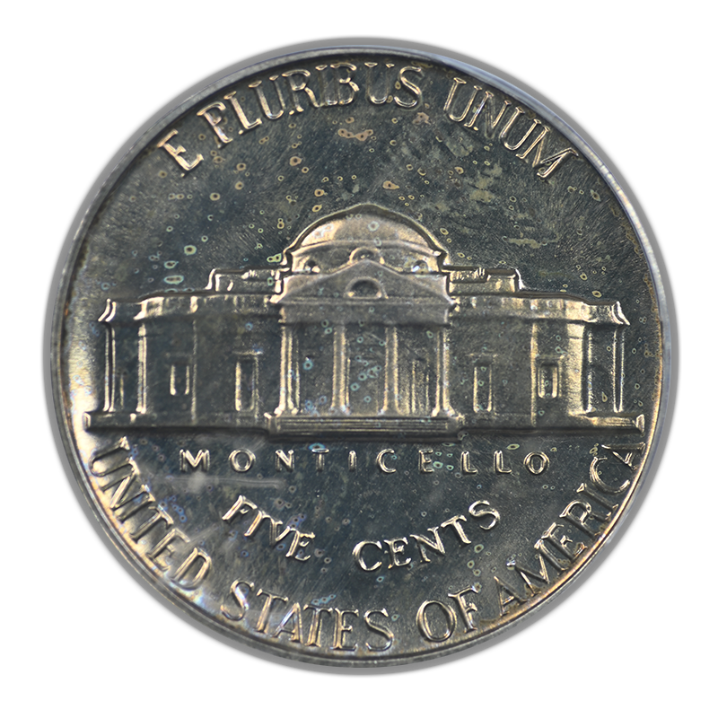 1964 Proof Jefferson Nickel 5C PCGS Doily PR64