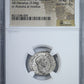 AD 222-235 Roman Empire Severus Alexander AR Denarius NGC Ancients Choice AU