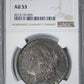 1895-O Morgan Dollar $1 NGC AU53 - TONED!