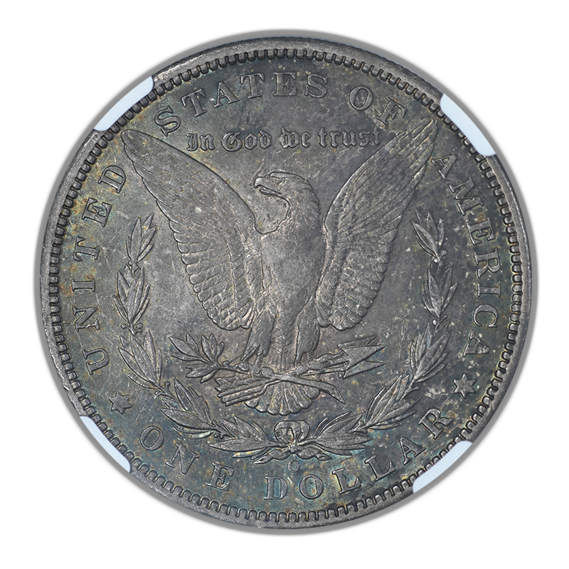 1895-O Morgan Dollar $1 NGC AU53 - TONED!