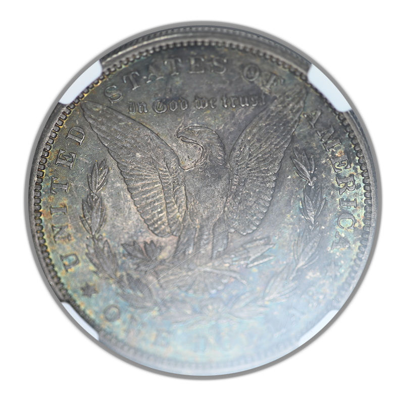 1895-O Morgan Dollar $1 NGC AU53 - TONED!
