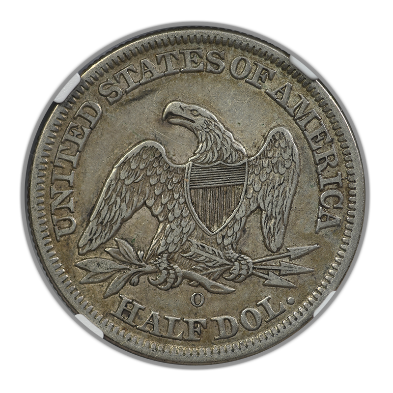 1854-O Liberty Seated Half Dollar 50C NGC XF45 - Arrows