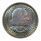 1892 Columbian Exposition Classic Commemorative Half Dollar 50C MS64 CAC OGH - RAINBOW TONED!
