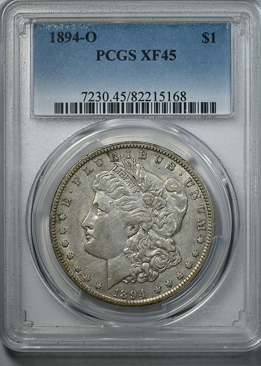 1894-O Morgan Dollar $1 PCGS XF45 Obverse Slab
