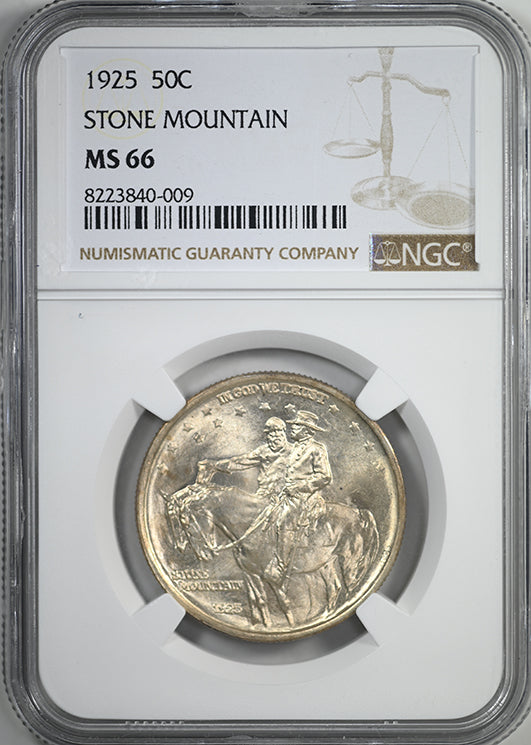 1925 Stone Mountain Classic Commemorative Half Dollar 50C NGC MS66