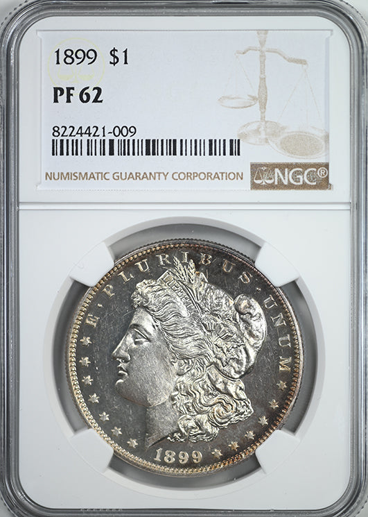 1899 Proof Morgan Dollar $1 NGC PF62