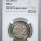 1893 Columbian Exposition Classic Commemorative Half Dollar 50C NGC MS66 - TONED!